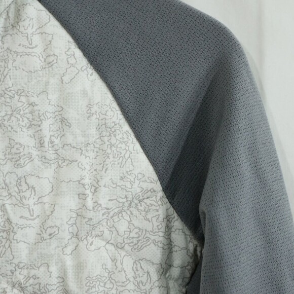 Smartwool Women’s Hybrid Quilted Full Zip Jacket Gray White Size M corbet 120 - Picture 9 of 12